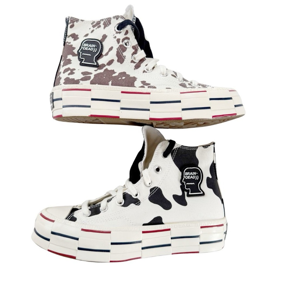 NIB Converse x Brain Dead Chuck 70 High Top Cow Print Men’s Size 6